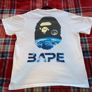 Bape reflective “mid autumn festival” space tee size XXL